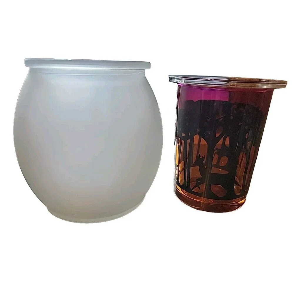 Partylite Votive Candle Holder -Woodland Light - Picture 2 of 8